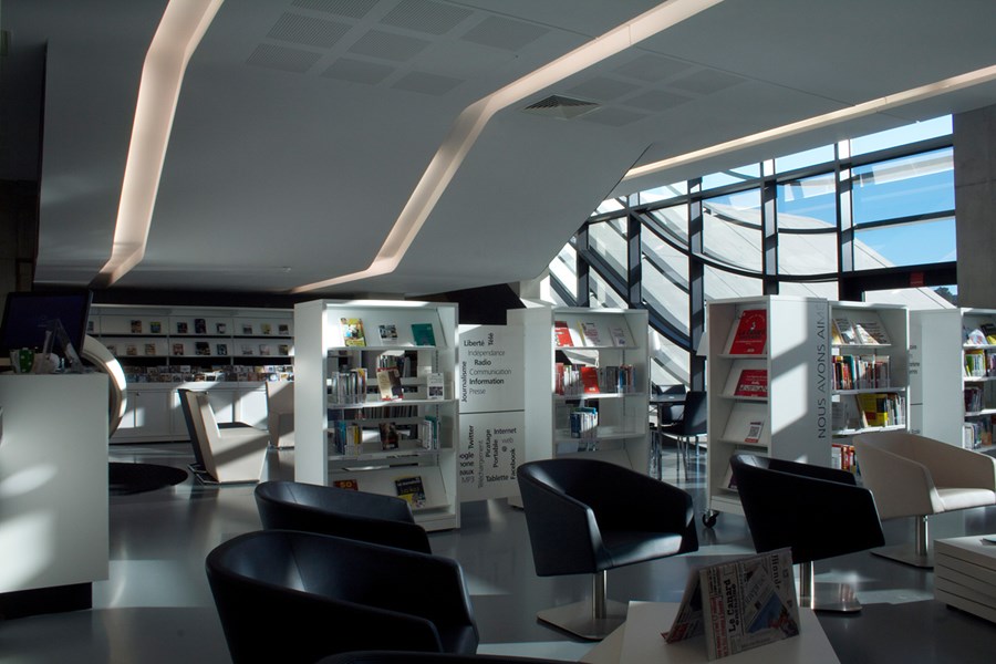 Special designed library solution for the library in Montpellier