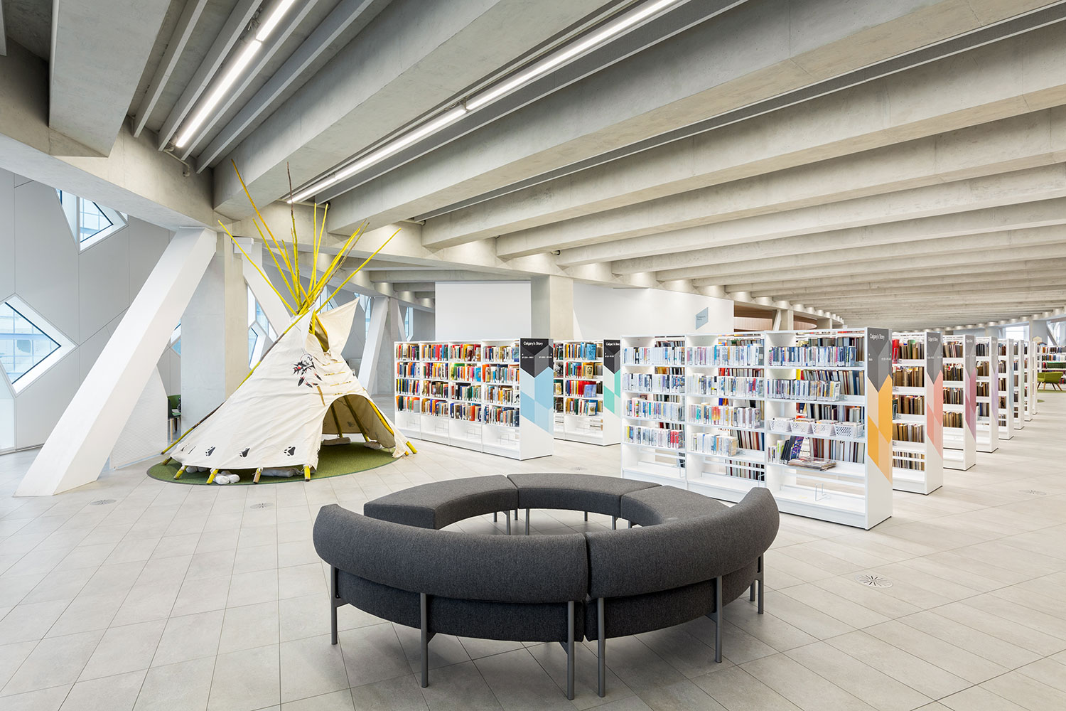 New iconic library in Calgary, Canada