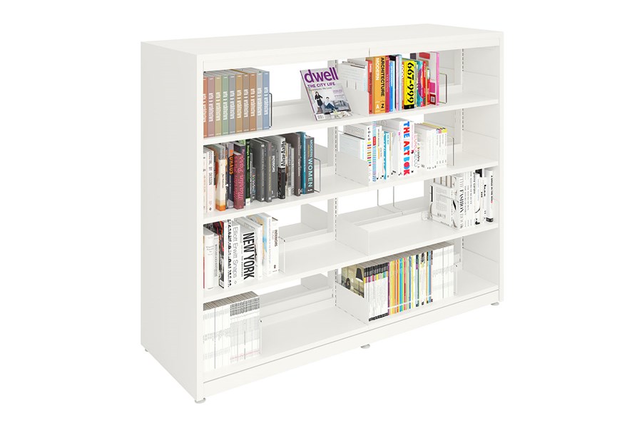 60/30 library System Steel interior Shelving design for Classic