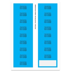 E225230 - 3 lines, Arial 12 max 3 x 20 characters