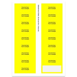 E225320 - 2 lines, Arial 12 max 2 x 20 characters