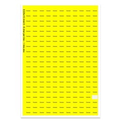 E226310 - 1 line, Arial 8 max 8 characters
