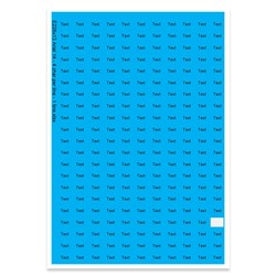 E226213 - 1 line, Arial 14 max 4 characters