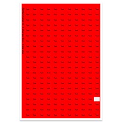 E226012 - 1 line, Arial 12 max 5 characters