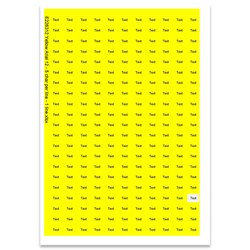 E226312 - 1 line, Arial 12 max 5 characters