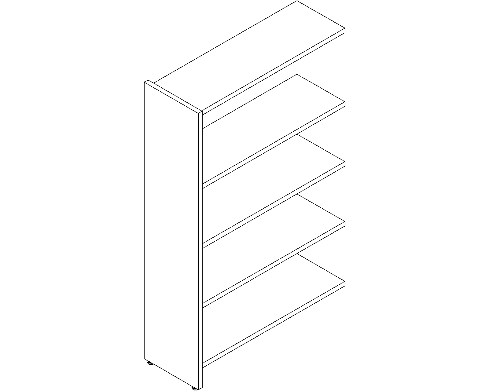 Lingo add-on - single-sided - H1520 - D300 - W900 - 3D.dwg