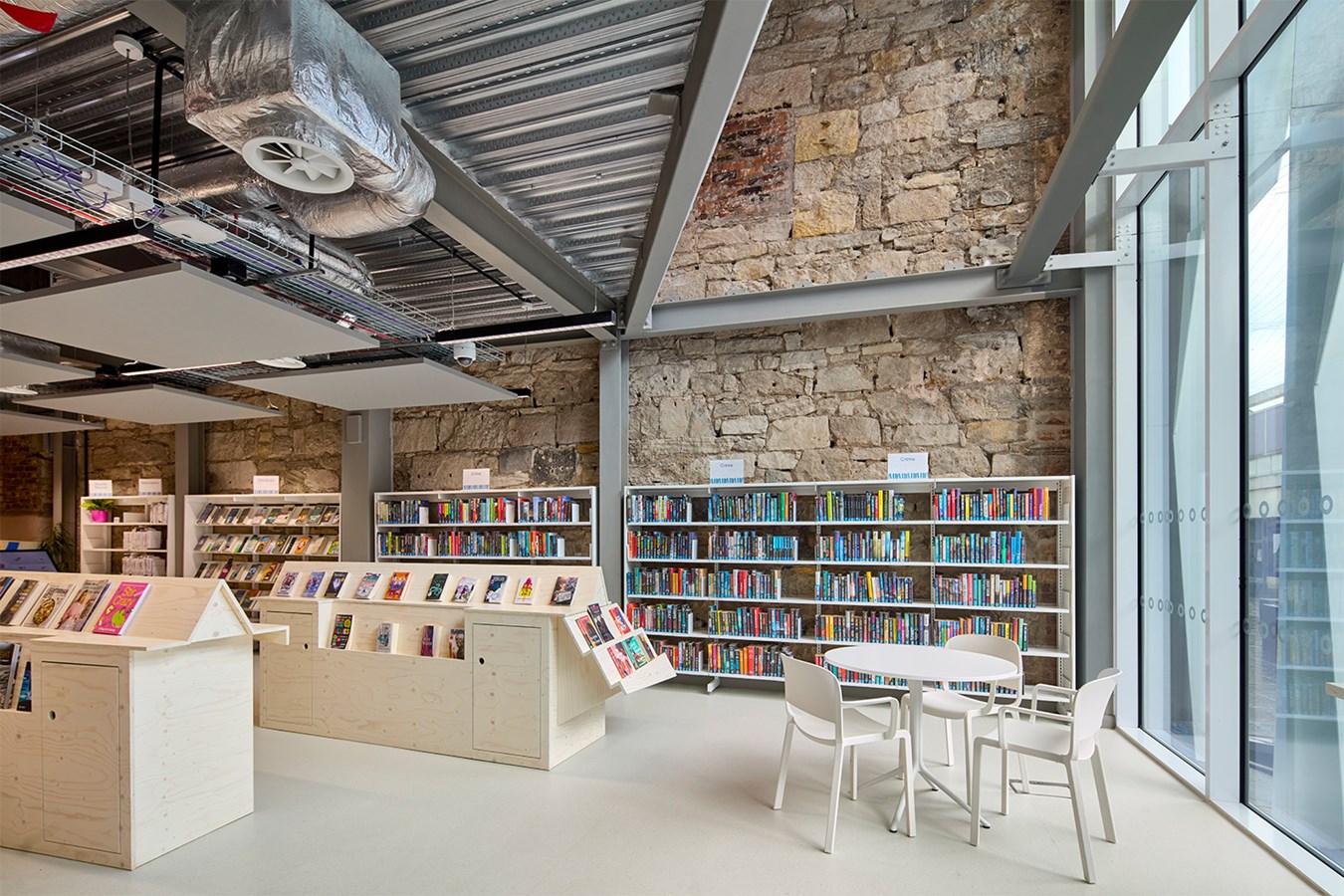 Biophilic library design - Touching nature