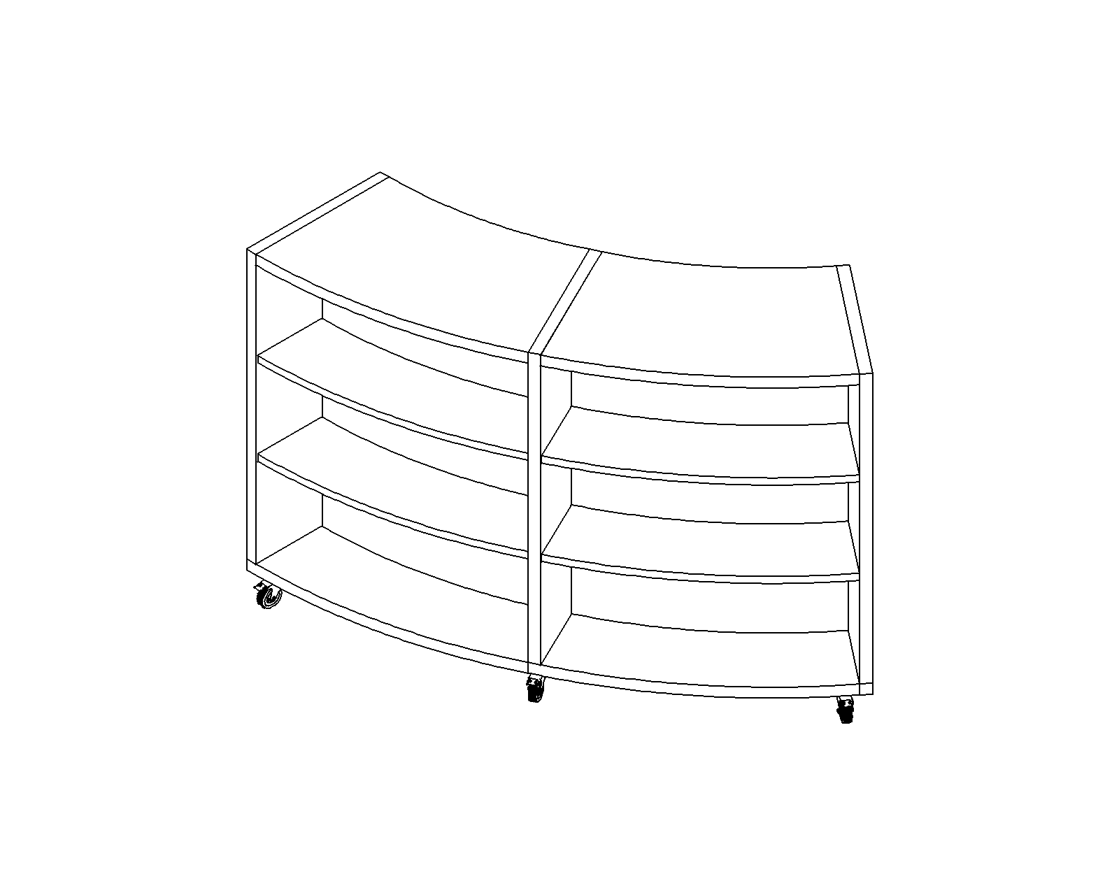 Inform Round mobile - 26˚ - H1219 - 2 bays - 3D.dwg