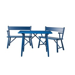 E1557 - Set with table and 2 benches