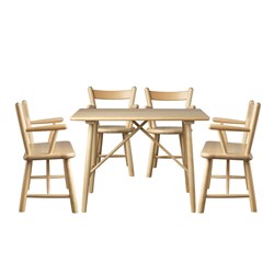 E1576 - Set with table and 4 chairs