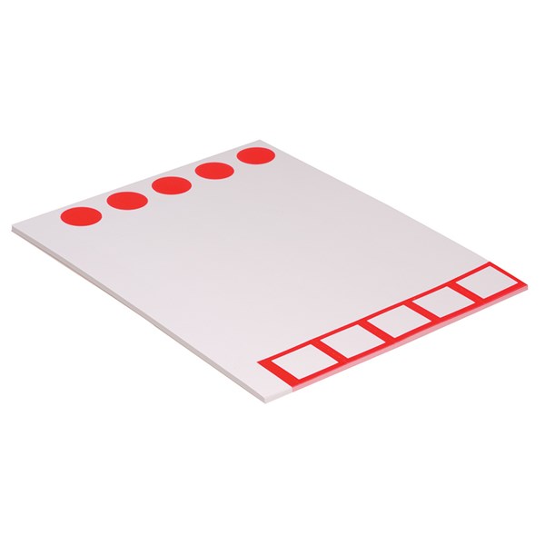 E3211 - Single plain block label in sheets